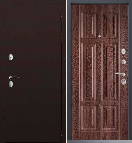 Входная дверь Command Doors Cyber термо 15 Дуб коньяк